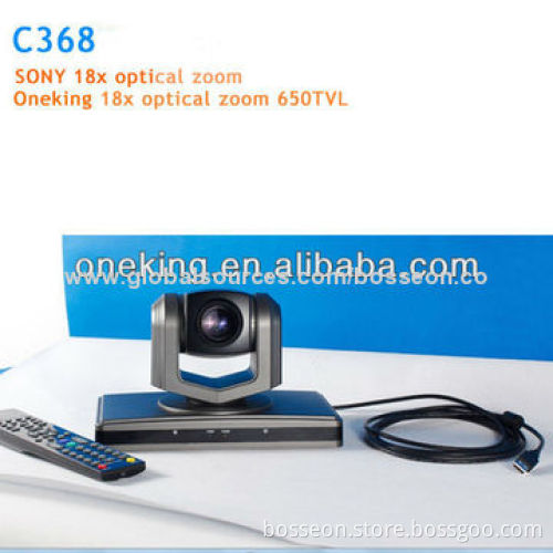 USB Interface 18x Optical Zoom CCD Sensor Web Conference Cameras